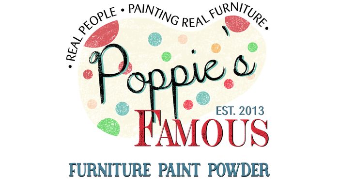 Poppies Paint Powder Painters Pail