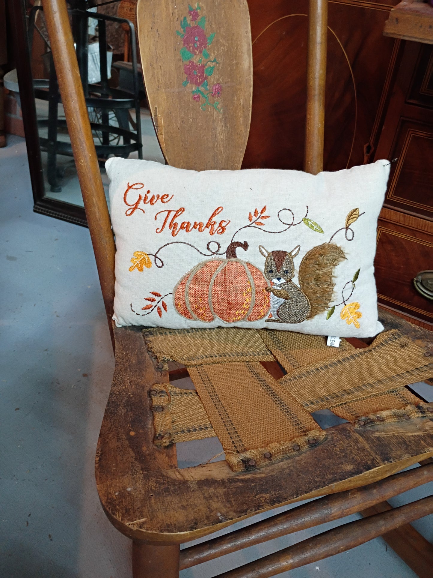 Give Thanks Pillow