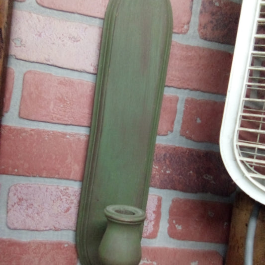 Green Candle Holders