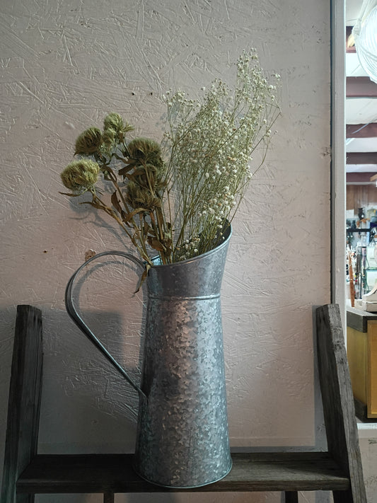 Galvanized Pitcher
