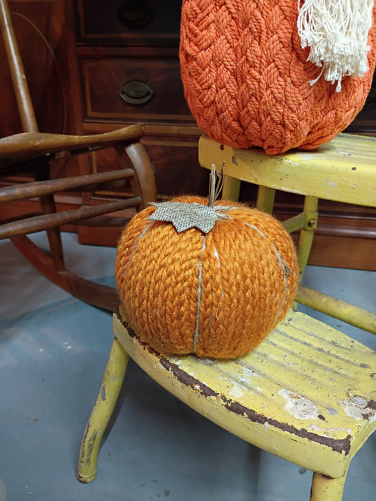 Orange Braided Pumpkin