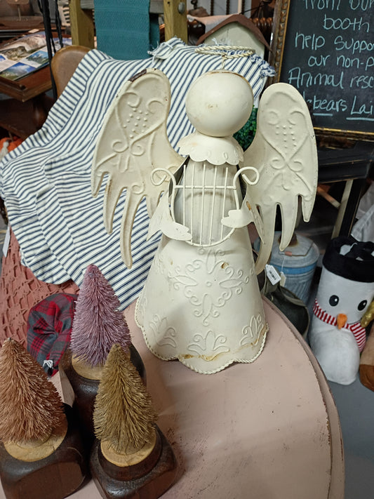 Large Metal Angel Tree Topper