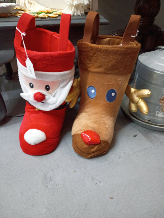 Rudolph Upright Stocking