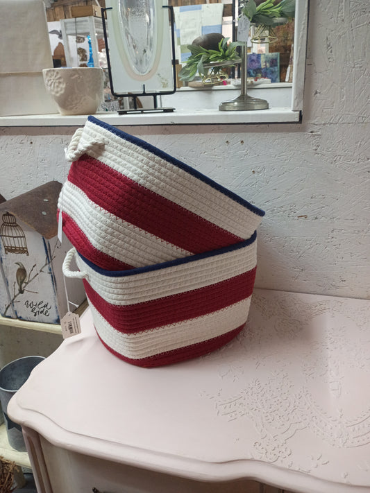 Red, White & Blue Basket