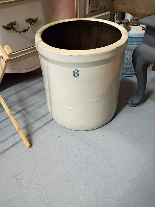 6 Gallon Stoneware Crock
